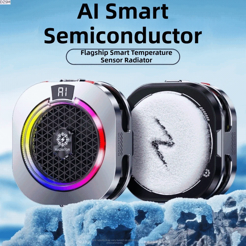 RGB E-Sports Phone Cooler – Semiconductor Cooling & Display Phone Cooler Axl