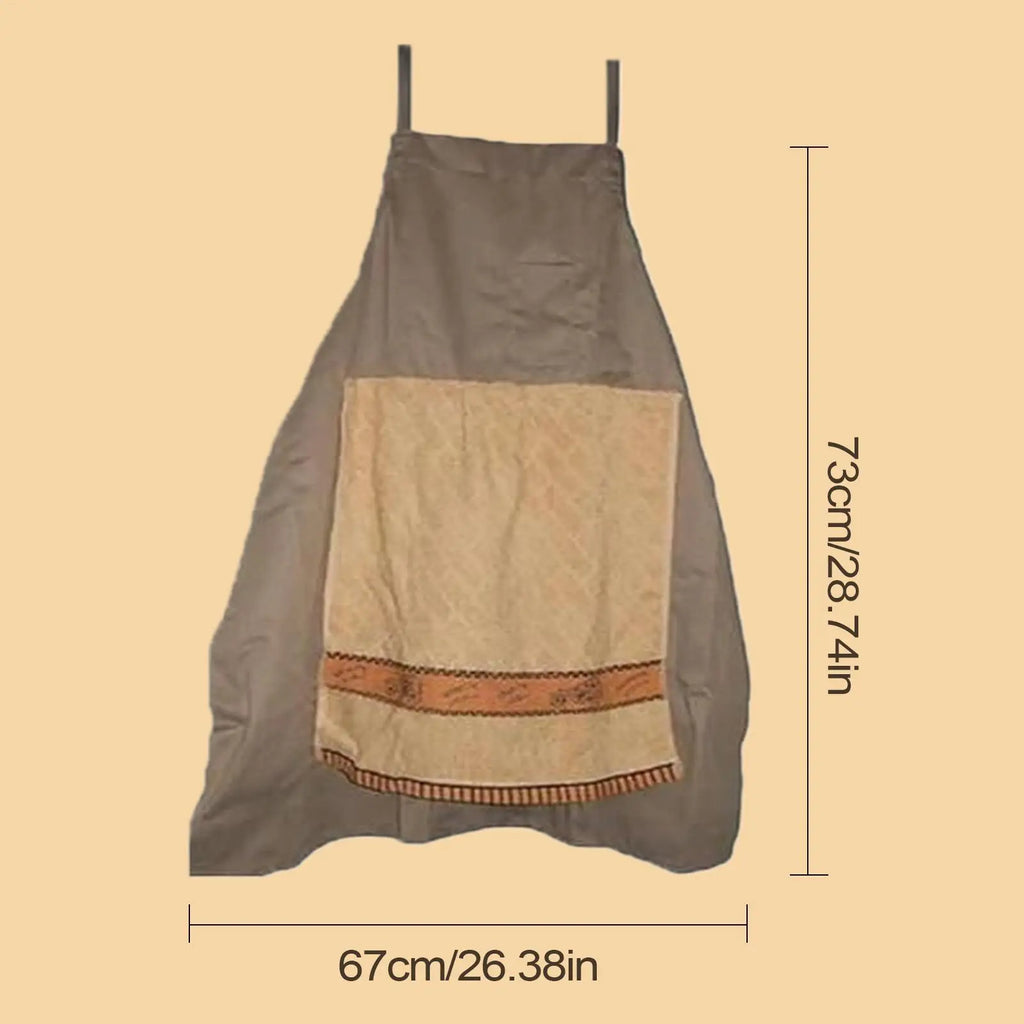 Funny Prank Apron with Surprise Pocket | Gag Gift for Men & Women Novelty Kitchen Apron Axl