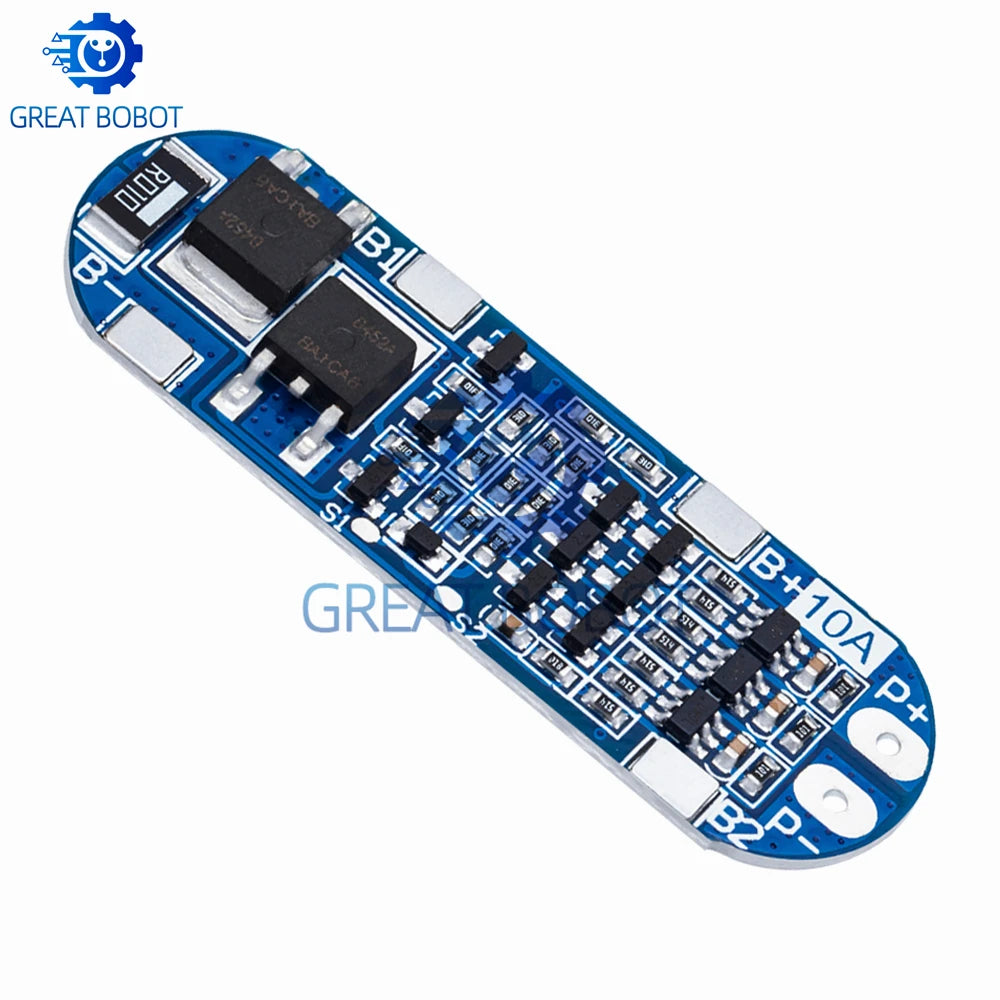 3S 10A 18650 Li-Ion Battery Protection Board 11.1V–12.6V Battery Protection Board Axl