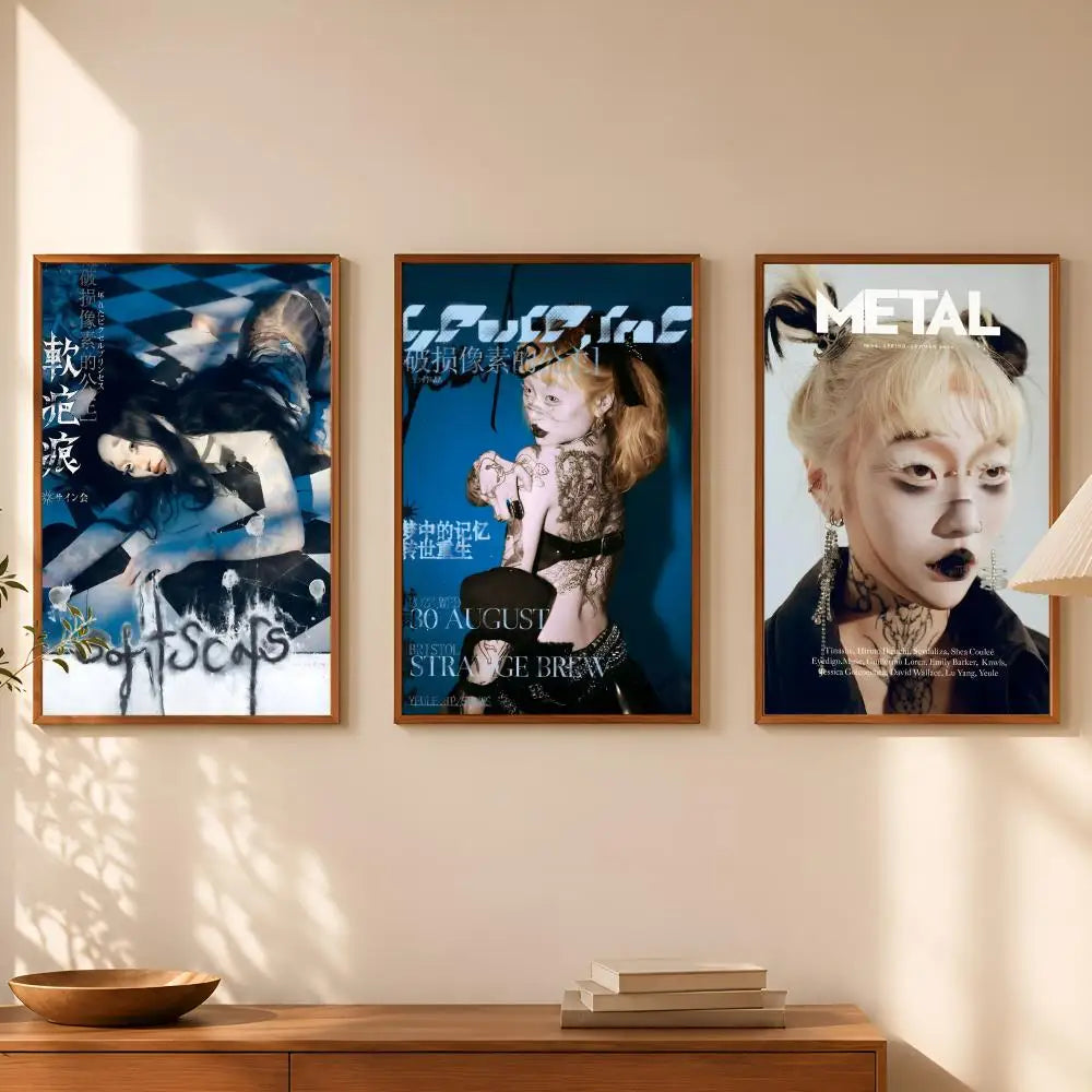 Y-yeule HD PVC Wall Art Poster – Self-Stick Home Decor Wall Art Poster Axl