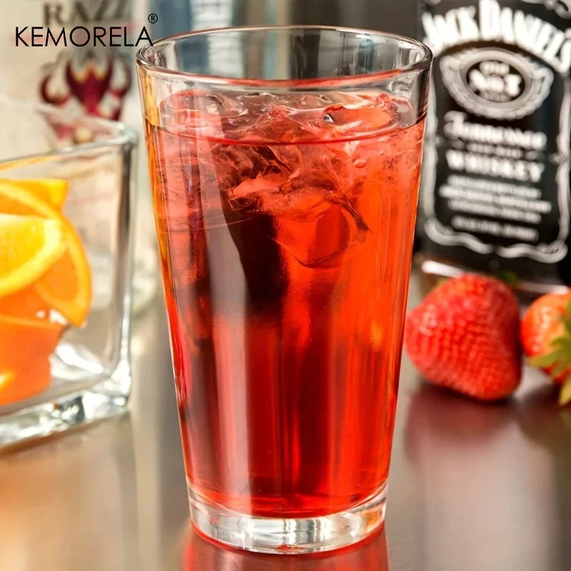 KEMORELA 6-Piece Pint Glasses Set – Dishwasher Safe Drinkware Pint Glass Set Axl