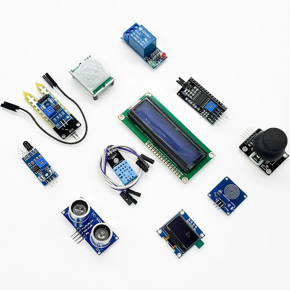 Arduino R3 Starter Kit – 1602 LCD & 0.96" OLED Display DIY Pack Arduino Starter Kit Axl