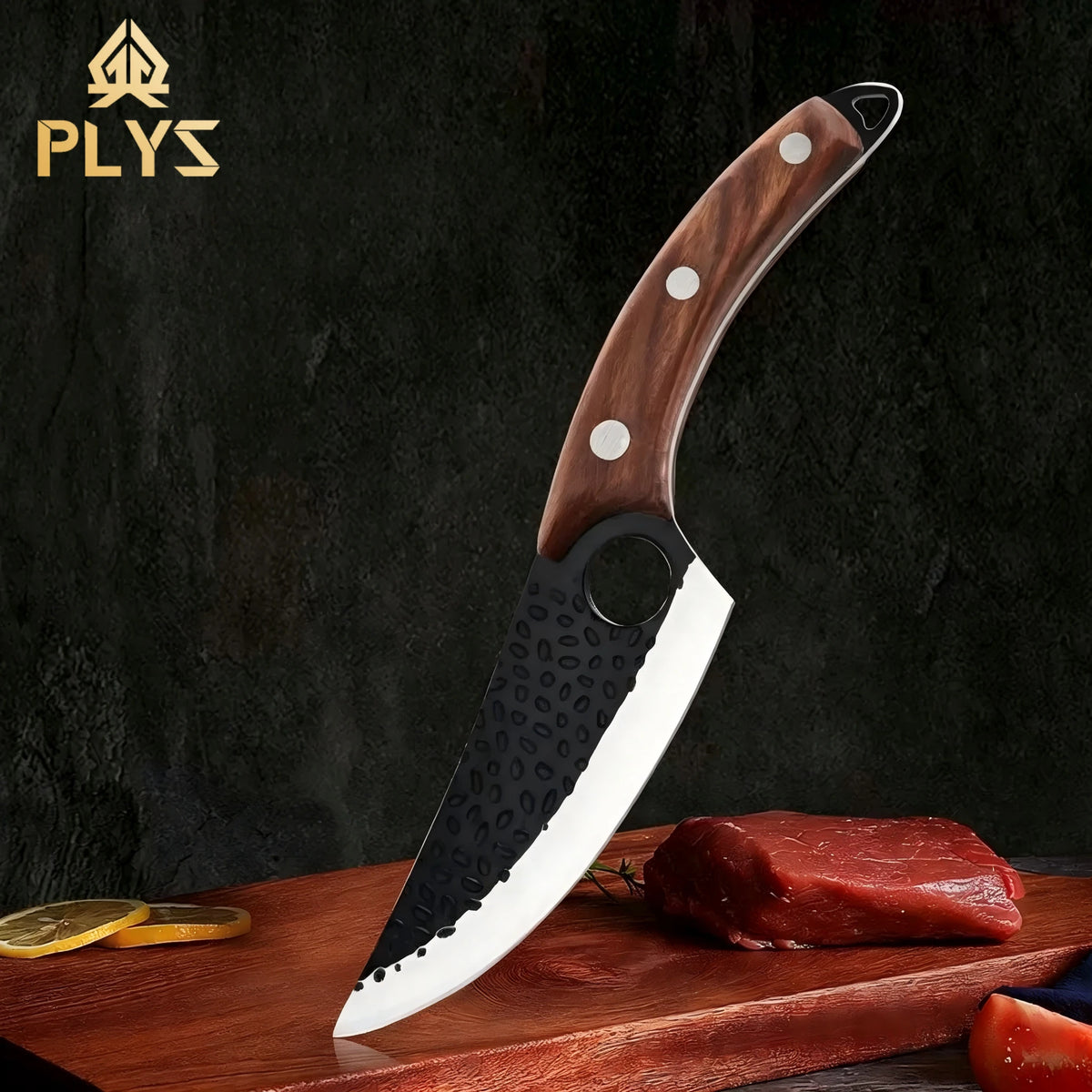 PLYS Forged Stainless Steel Boning Knife – Professional Chef Knife Boning Kitchen Knife Axl