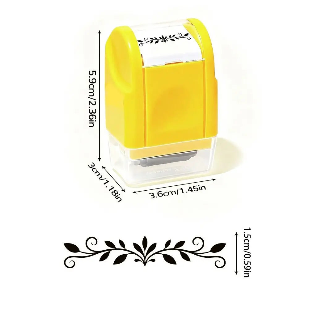 Vine Pattern Rolling Stamp – Retro DIY Craft Roller Seal Craft Roller Stamp Axl