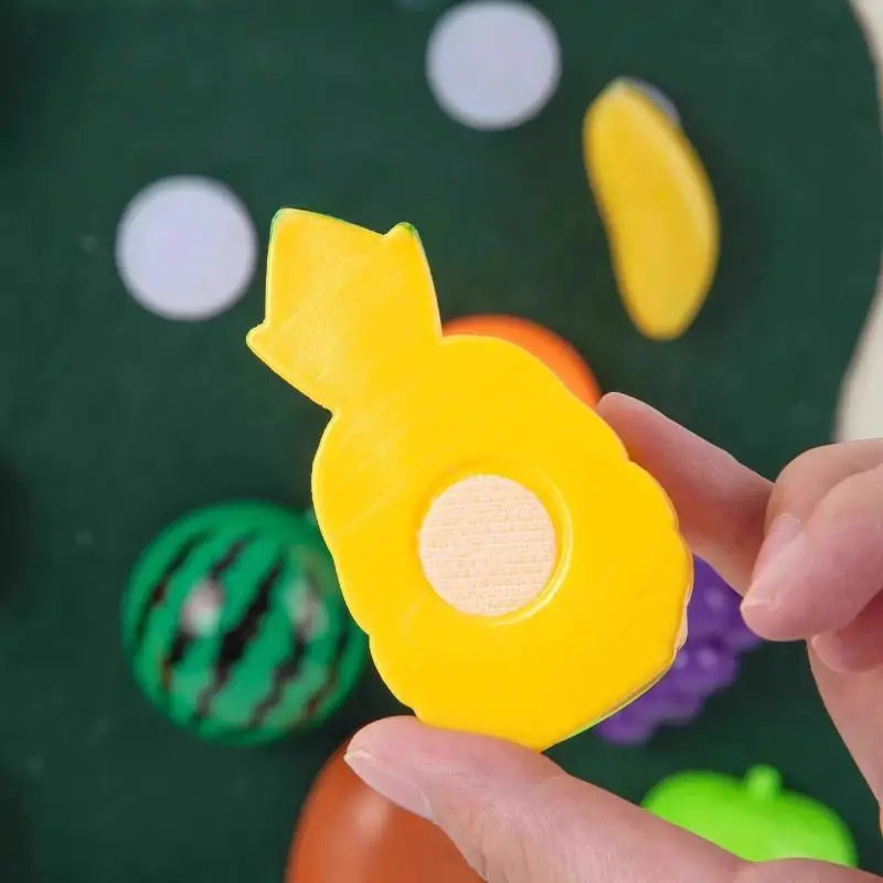 Felt Board Fruit Cutting Wall Sticker – Kids Educational Toy Educational Felt Toy Axl