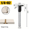 R2 Arc Forming Router Bit – 1/4" Shank for Wood & Cabinet Router Bit Axl 6.35xR2