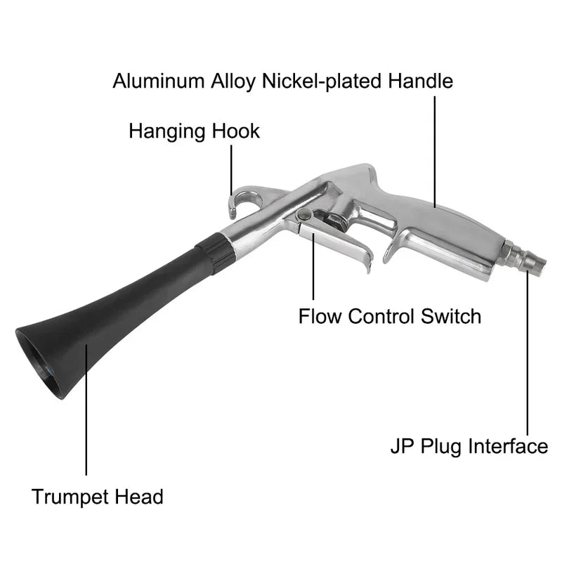 Tornado Air Blow Gun – Car Interior Detailing Cleaning Tool Car Detailing Tool Axl