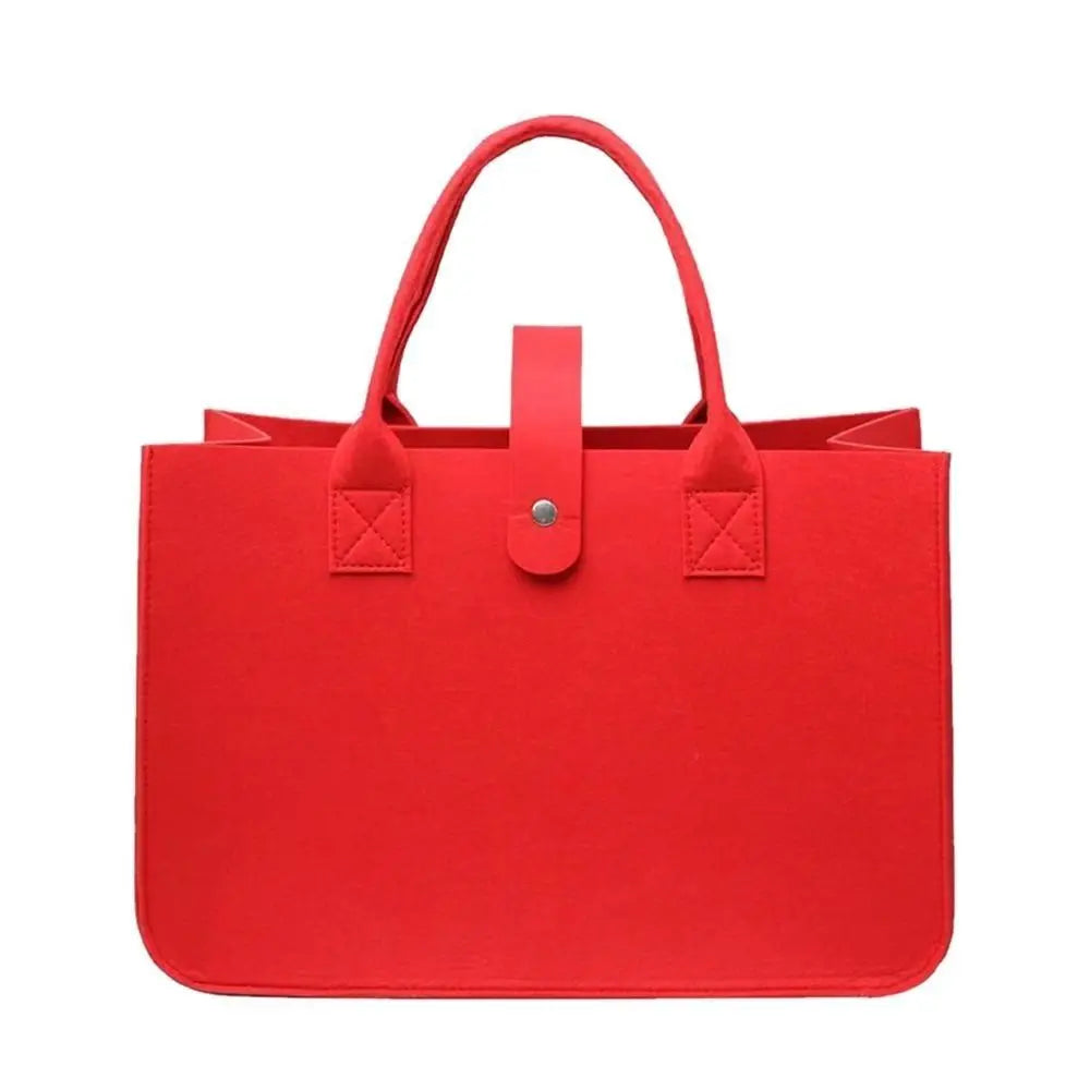 Women's Felt Crossbody Shoulder Bag – Large Capacity Handbag Felt Crossbody Bag Axl red