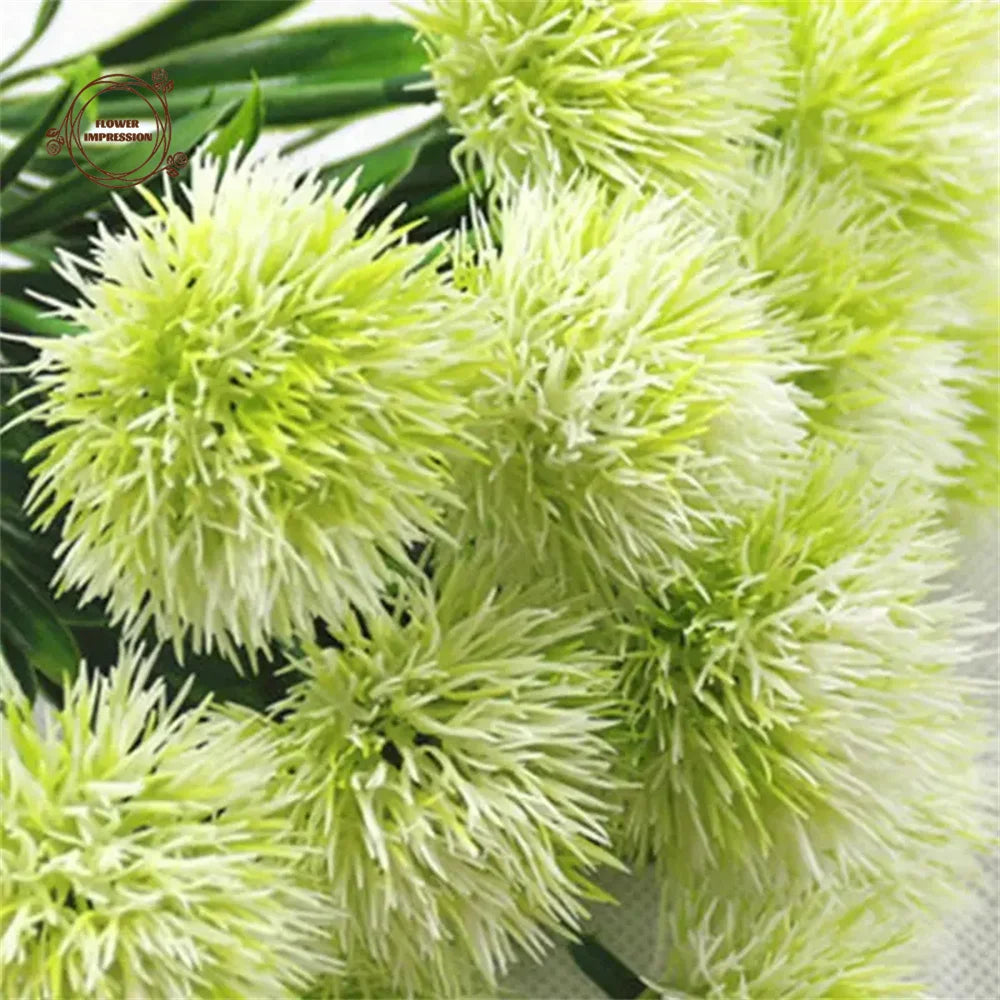 10 Artificial Dandelion Stems – Faux Flower Vase Home Decor Artificial Flowers Axl