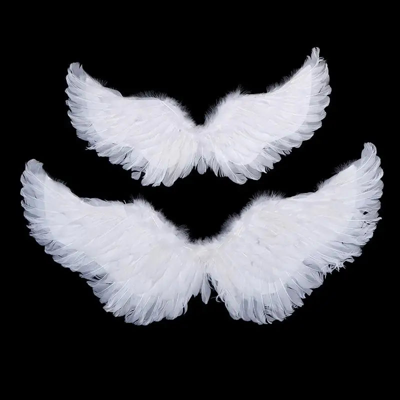 Kids White Angel Feather Wings – Costume & Carnival Party Costume Feather Wings Axl