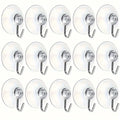 Clear Suction Cup Hooks with Metal Hook – Kitchen & Bathroom Suction Cup Hooks Axl 10pcs