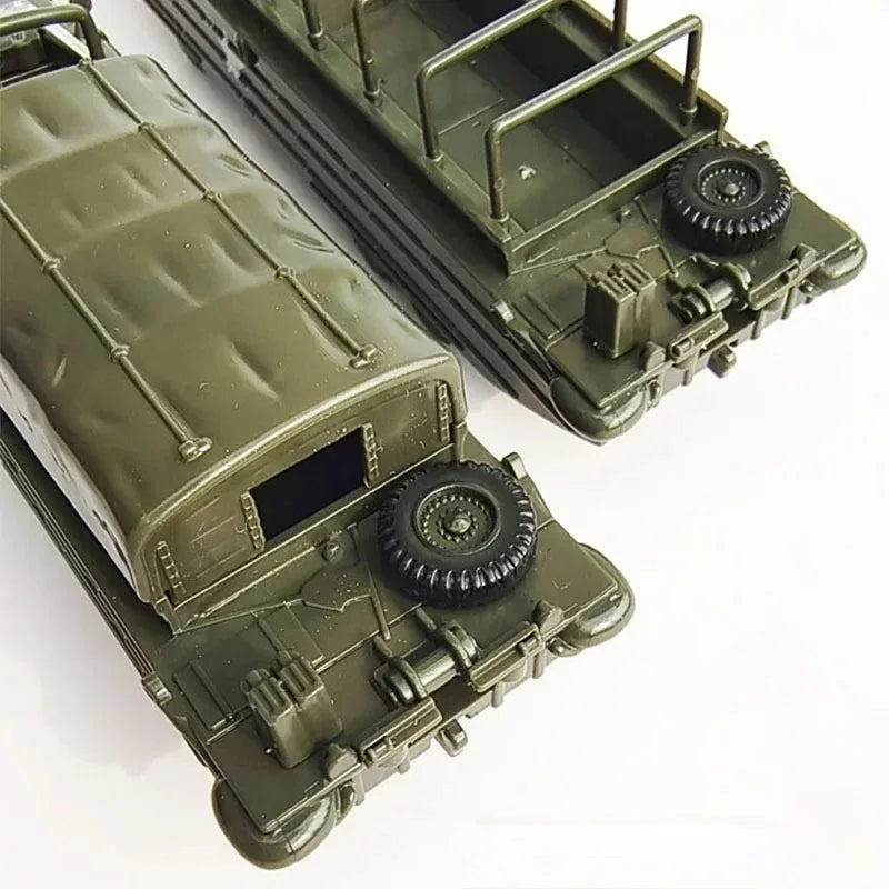 4D Military Amphibious Vehicle Model Kit – 1/72 Scale Toy Military Model Kit Axl
