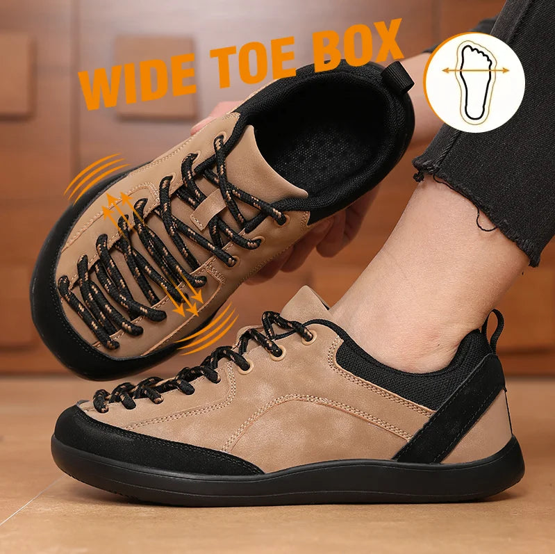 Women's Barefoot Sneakers – Wide Toe Zero Drop Canvas Shoes Barefoot Sneakers Axl