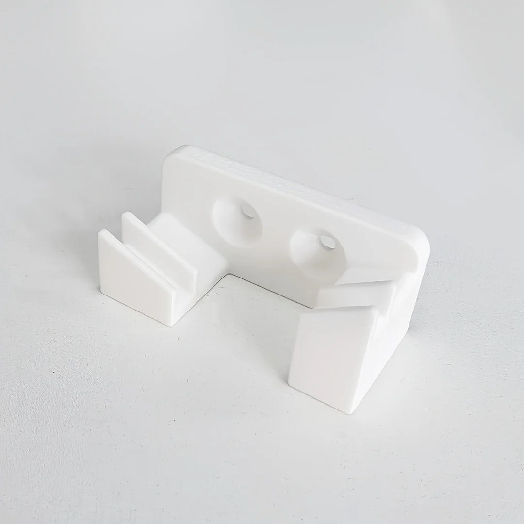 Wall Mount Vernier Caliper Holder – Double Hook Rack Tool Storage Rack Axl White -1PC