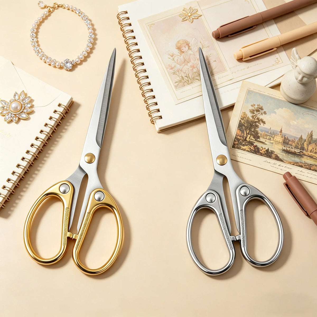 Craft Scissors Set – Embroidery, Tailor & Papercraft Shears Craft Scissors Set Axl Scissors-2PCS