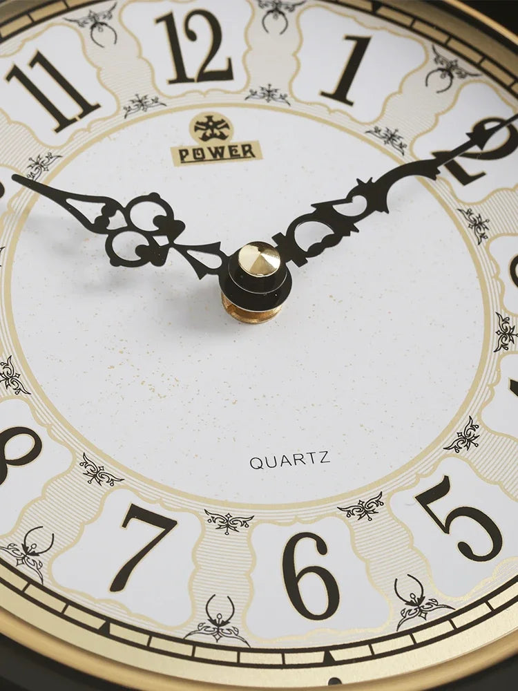 Large Retro Pendulum Wall Clock – Shabby Chic Antique Decor Decorative Wall Clock Axl
