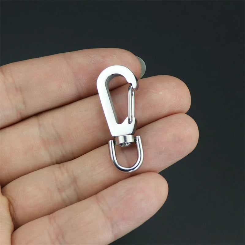 Zinc Alloy Mini Carabiner Snap Hook – EDC Keychain Clip Carabiner Snap Hook Axl