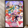 Revolutionary Girl Utena Anime Poster – Self-Stick HD Wall Art Anime Wall Poster Axl White01 15X20cmNoframe