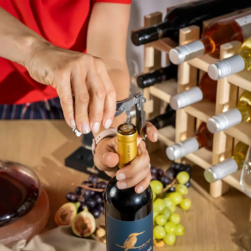 Laguiole Wood Handle Corkscrew Wine Opener – Stainless Steel Wine Corkscrew Opener Axl