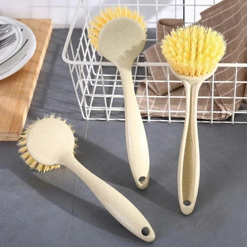 Long Handle Dish Brush – Pot & Pan Kitchen Cleaning Brush Kitchen Cleaning Brush Axl