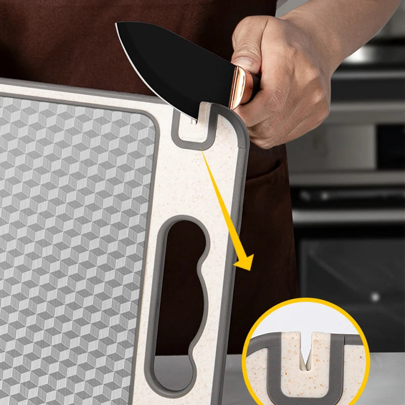 Dual-Sided Stainless Steel Cutting Board – Large Chopping Board Cutting Board Axl