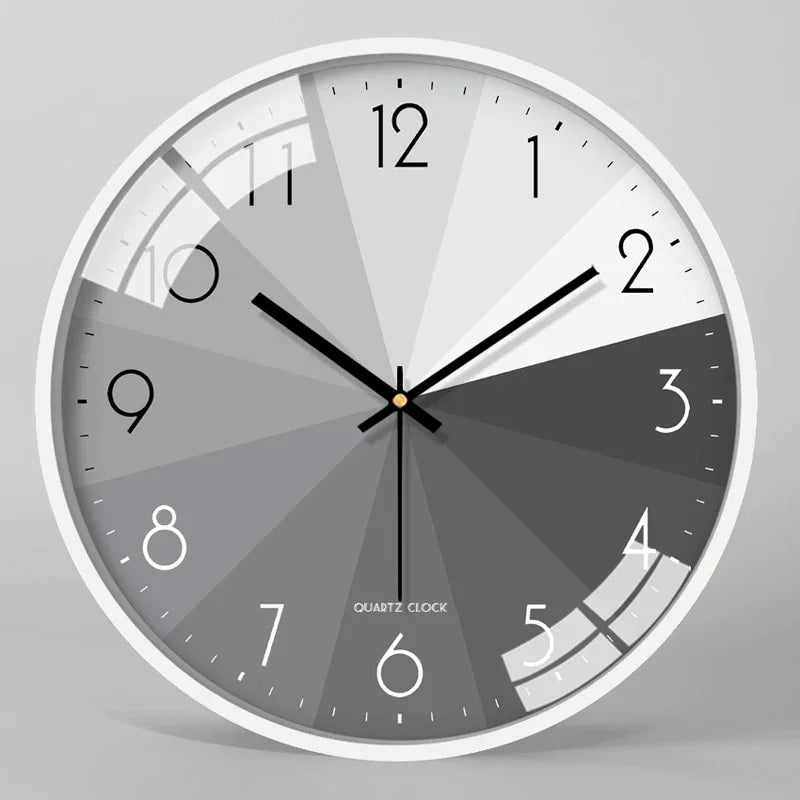 Modern Silent Metal Wall Clock – Living Room & Bedroom Decor Silent Wall Clock Axl Style 3 12 inch