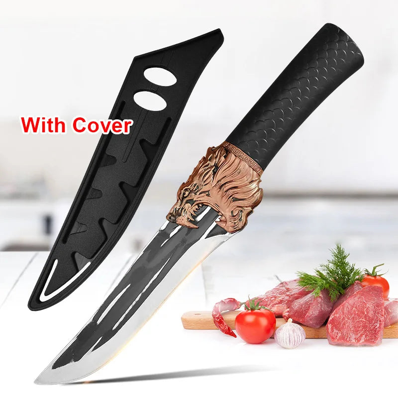 InLeung Boning Knife – Sharp Stainless Steel Chef Slicing Knife Chef Boning Knife Axl