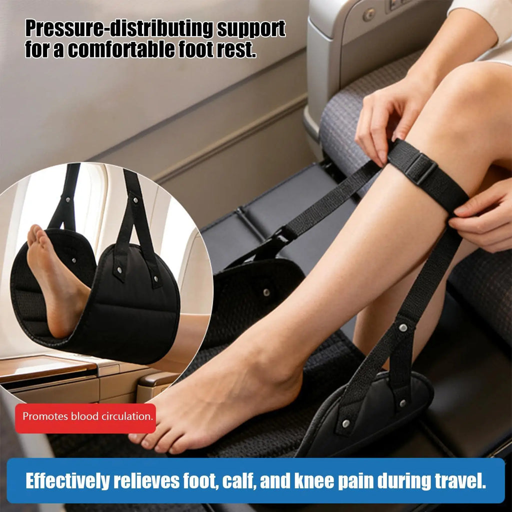 Travel Foot Hammock – Airplane Leg Rest & Foot Sling Travel Foot Hammock Axl