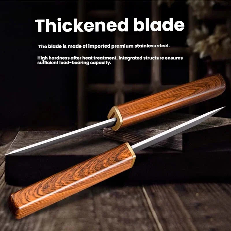 2-in-1 Stainless Steel Fruit & Utility Paring Knife – Ultra Sharp Paring Knife Axl