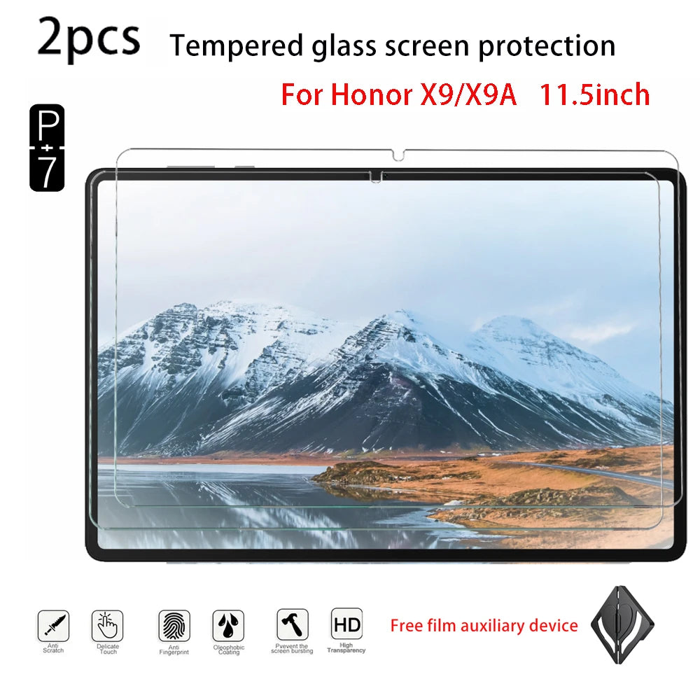 2-Pack Tempered Glass Screen Protector – Honor Pad X9/X10 11.5" Tablet Screen Protector Axl for x9 x9a 11.5