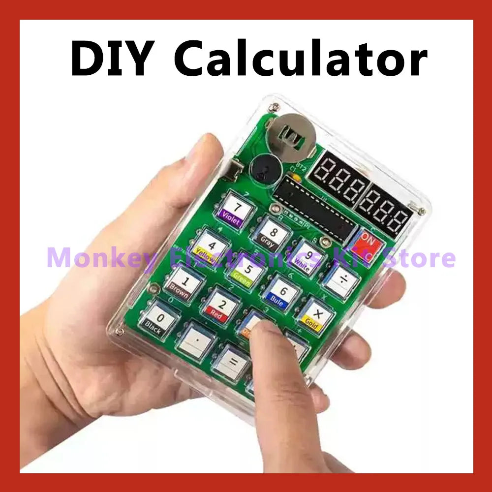 DIY Calculator Kit – LED Display Soldering Practice Project Electronics Soldering Kit Axl Default Title