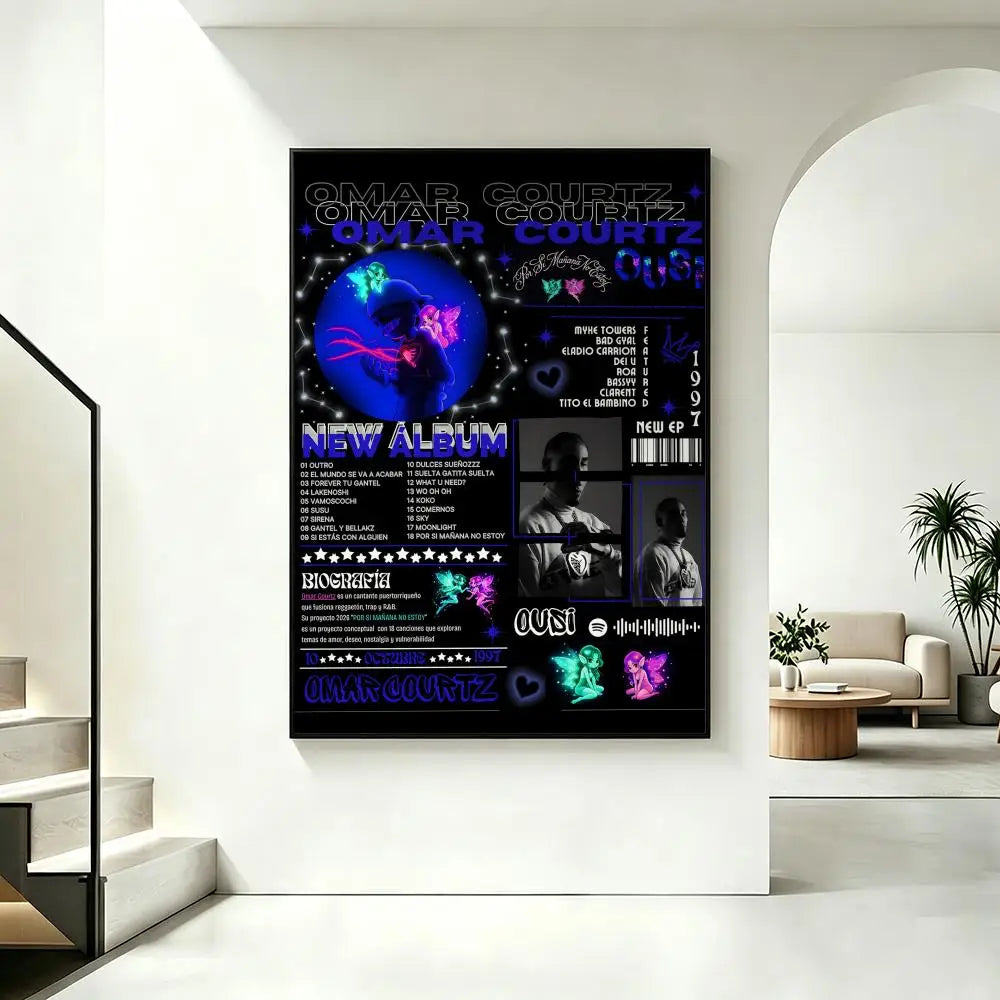 Omar Courtz HD Poster – Waterproof Wall Art for Home & Bar Wall Art Poster Axl