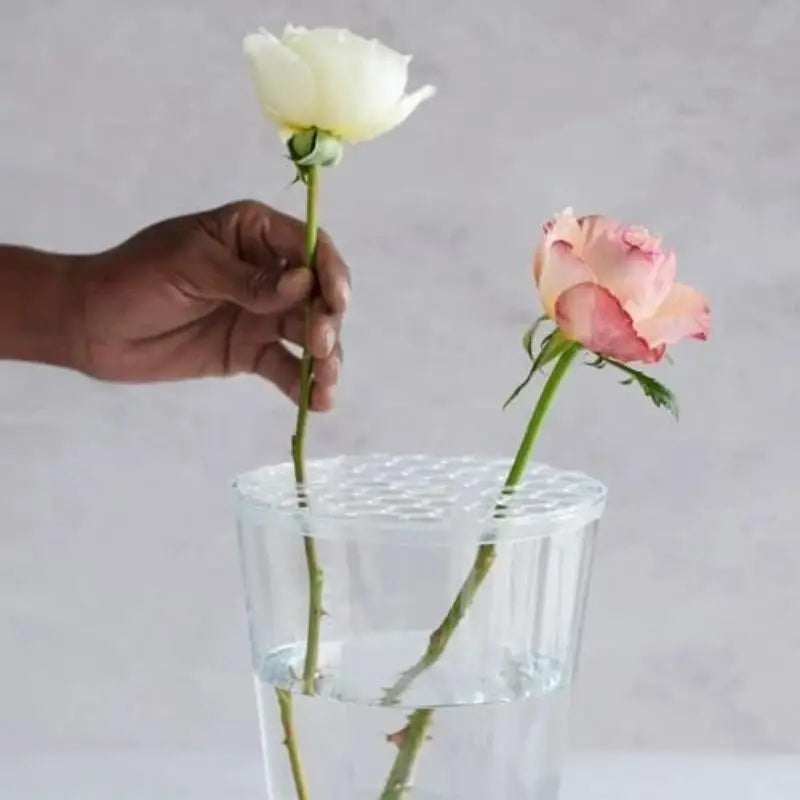 Reusable Vase Grid Liner – DIY Floral Arrangement Holder Floral Arranging Tool Axl