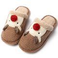 HAJINK Women's Furry Plush Indoor Slippers – Cozy Winter House Shoes Women's Slippers Axl Coffee 36-37