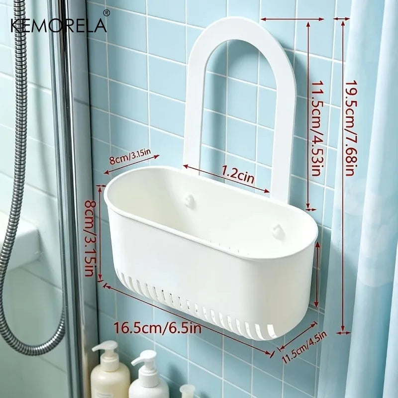 KEMORELA No-Drill Sink Draining Basket – Kitchen & Bathroom Sink Draining Basket Axl