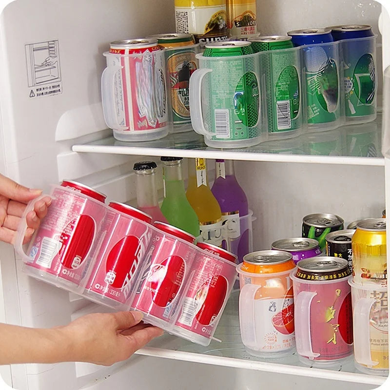 Fridge Can Organizer – Beer & Soda Drink Storage Rack Fridge Can Organizer Axl