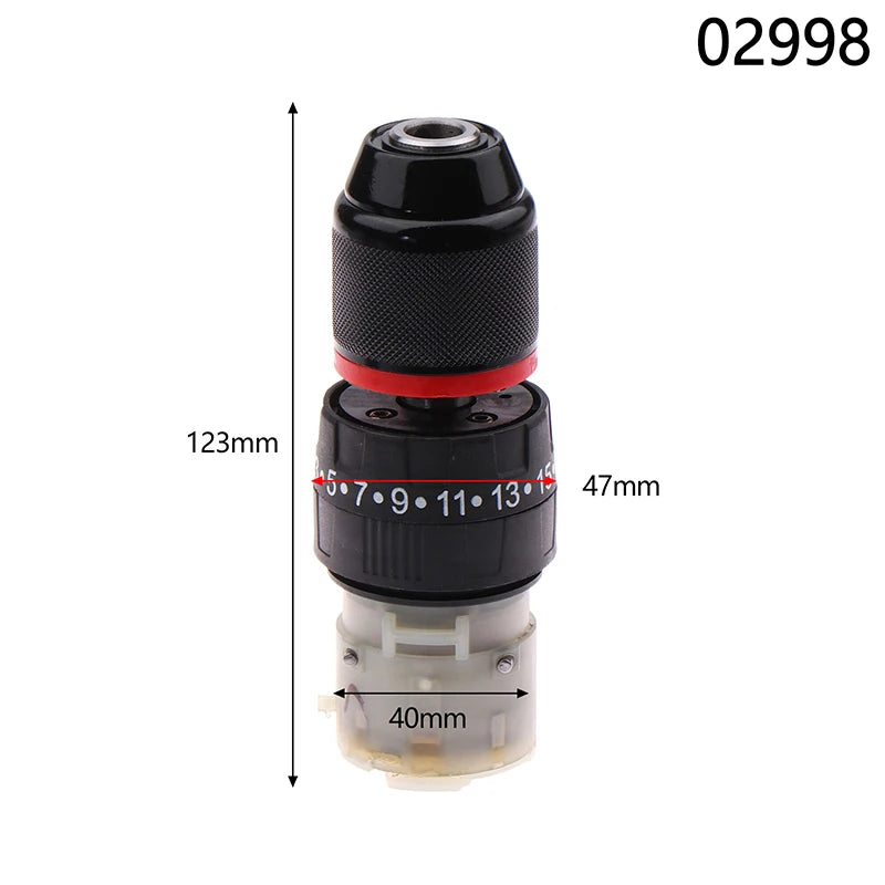 Replacement Drill Gearbox for 12V 16.8V 21V Power Tools Drill Gearbox Part Axl A1