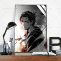 Attack on Titan Eren Yeager Anime Poster – Waterproof Wall Sticker Anime Wall Poster Axl z4 40x60cm No Frame