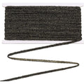 Black Centipede Ribbon 25M | 7.5mm Polyester Trim for Sewing Decorative Trim Ribbon Axl AECH04-18245