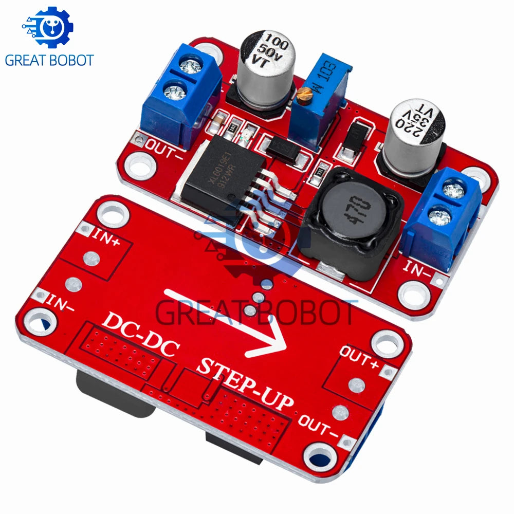 XL6019 DC-DC Boost Module – Adjustable Step-Up Converter Boost Converter Module Axl