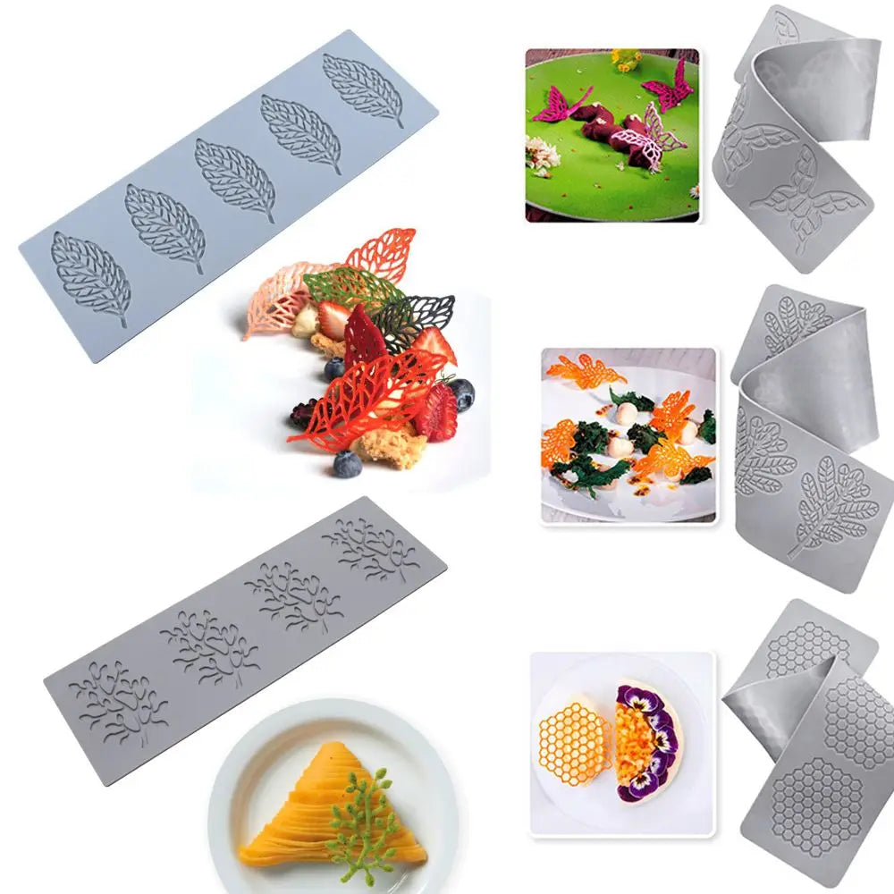 Silicone Cake Lace Mold – Fondant, Butterfly & Honeycomb Silicone Cake Mold Axl