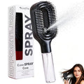 2-in-1 Detangling Spray Hair Brush with Refillable Mist Tank Spray Detangling Brush Axl A4