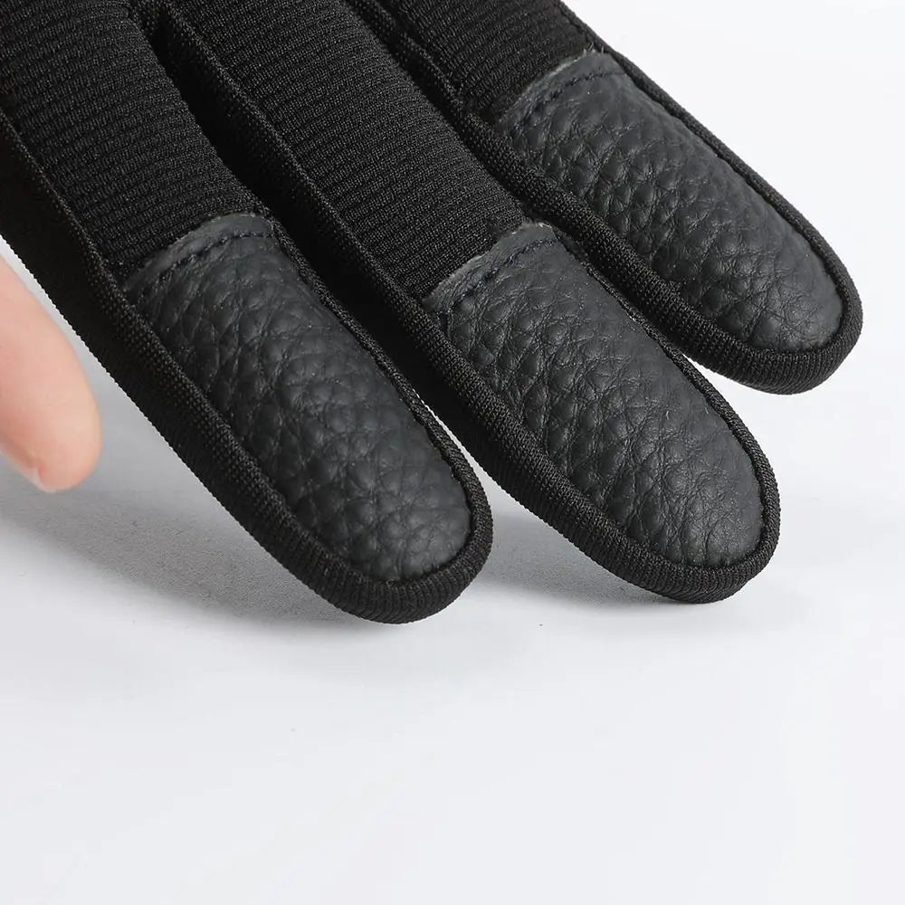 Three-Finger Archery Glove – Leather Recurve Bow Shooting Glove Archery Shooting Glove Axl