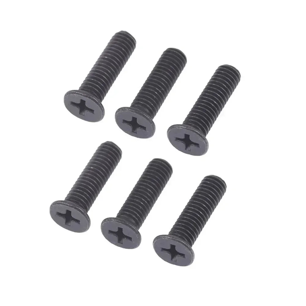 6Pcs M5/M6 x 22mm Left-Hand Thread Screws for Drill Chuck Adapter Drill Chuck Screws Axl
