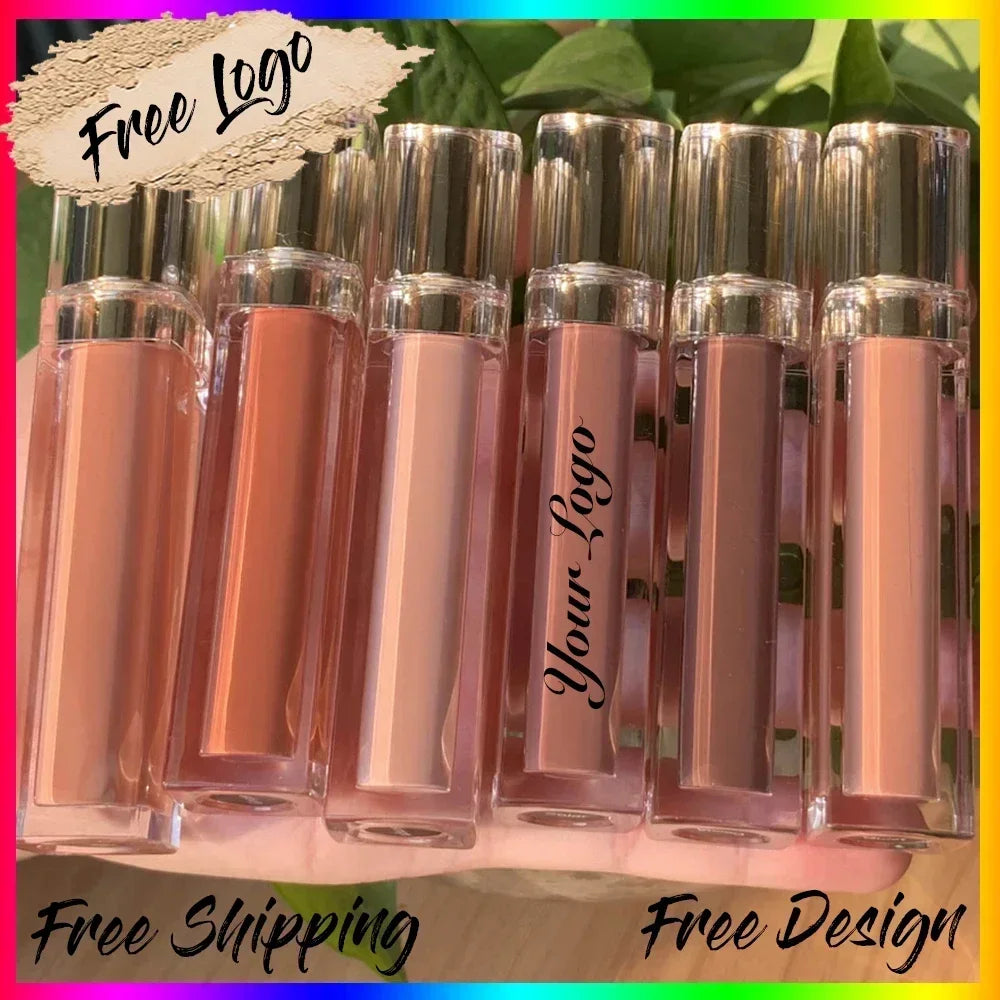 Waterproof Vegan Lip Gloss – Private Label Liquid Lipstick Lip Gloss Axl