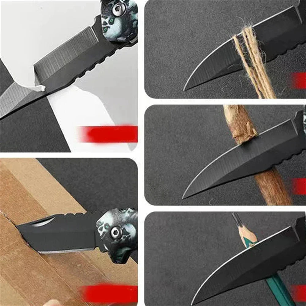 Stainless Steel Folding Paring Knife – Portable Kitchen Knife Folding Paring Knife Axl