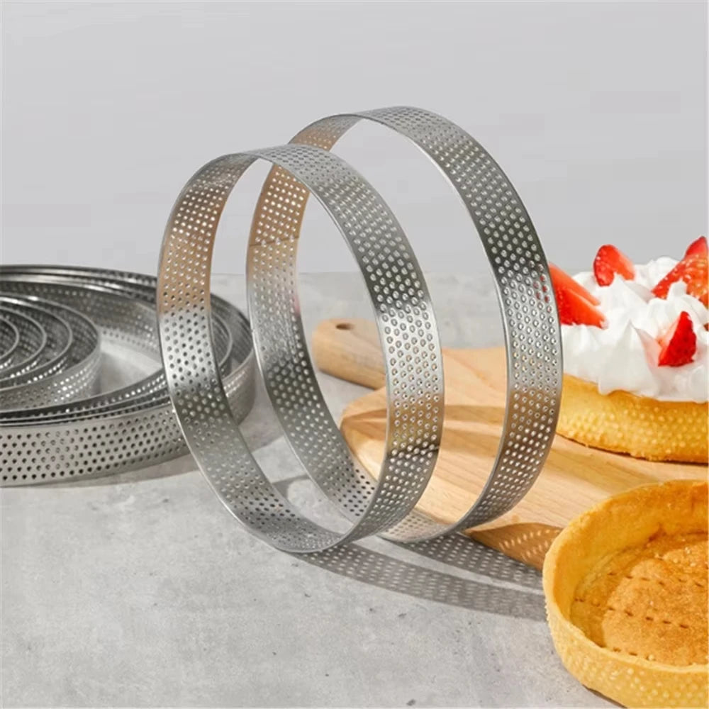 Stainless Steel Tart Ring & Mousse Cake Mold | Baking Tool Cake Mold Ring Axl