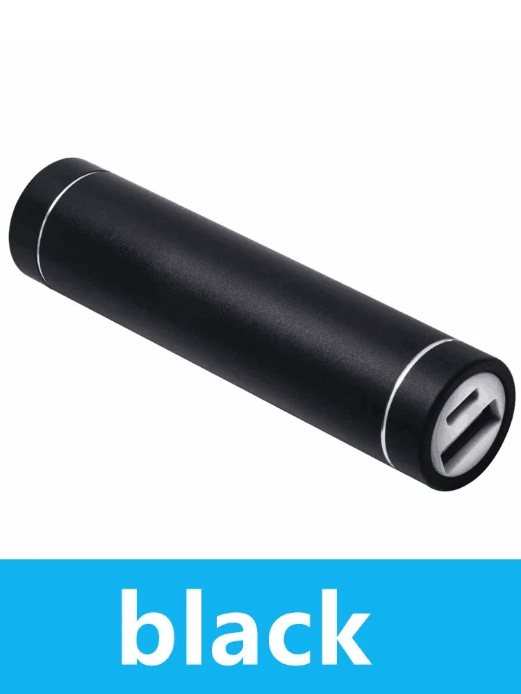 Metal Power Bank DIY Kit – 18650 Battery & USB Charger DIY Power Bank Kit Axl black