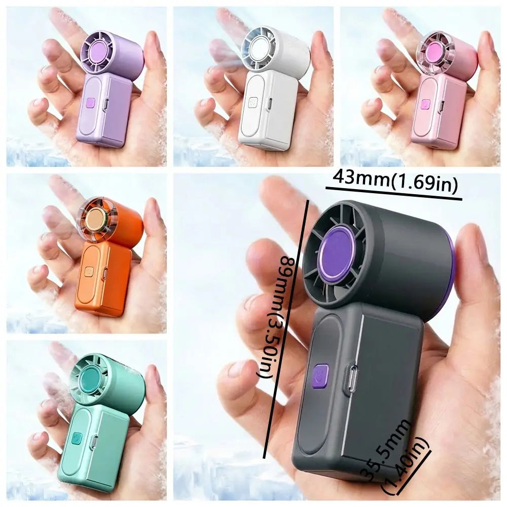 USB Rechargeable Mini Handheld Fan – Portable Pocket Fan Handheld Portable Fan Axl