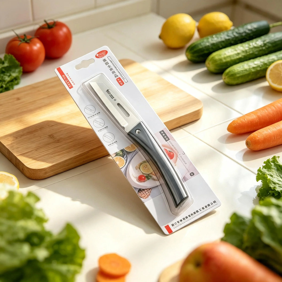 Stainless Steel Folding Fruit Knife – Portable Peeling Knife Folding Kitchen Knife Axl